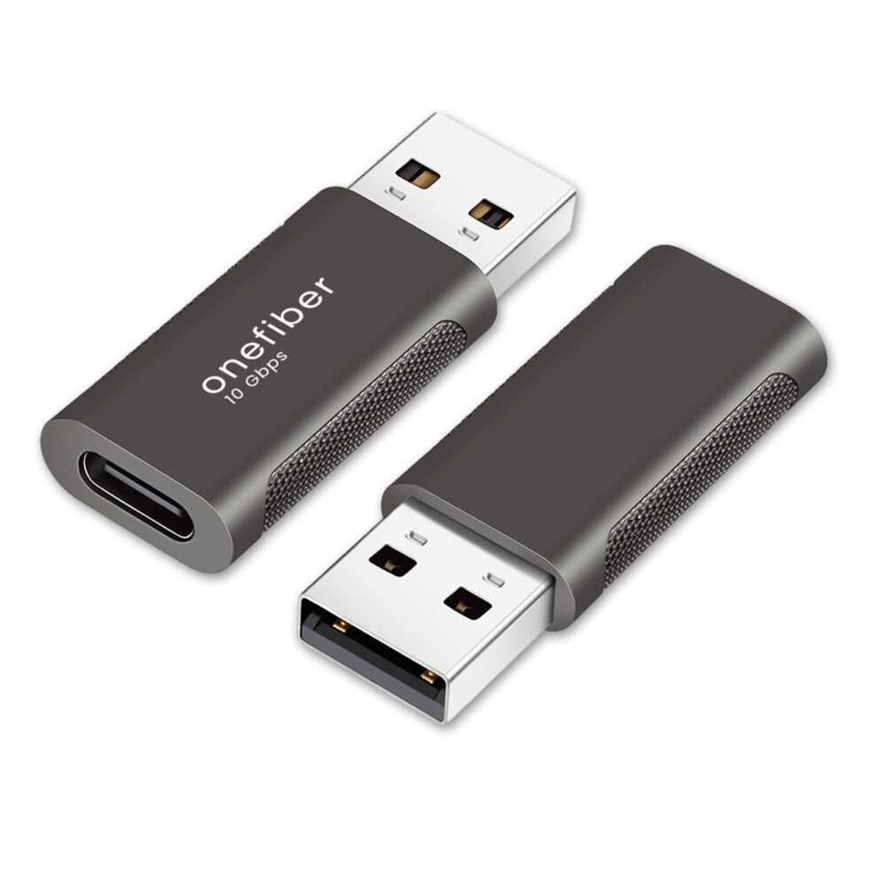 Type-C Female to USB-A Male 10Gbps 60W Converter