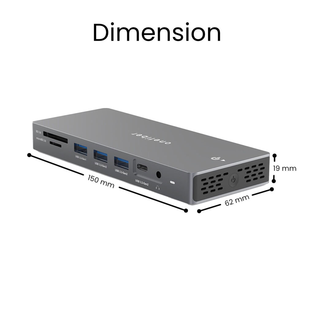 USB Hub Docking Station 13-in-1 Triple Display Output, Power Delivery ...