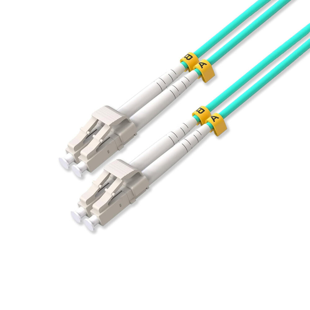 Kabel Fiber Optic LC/LC OM3 Duplex Multimode LSZH