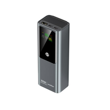 PowerBank 20000 mAh 100W PD 3.0 PPS Quick Charge LED Panel - 2 x Type-C - 1 x USB