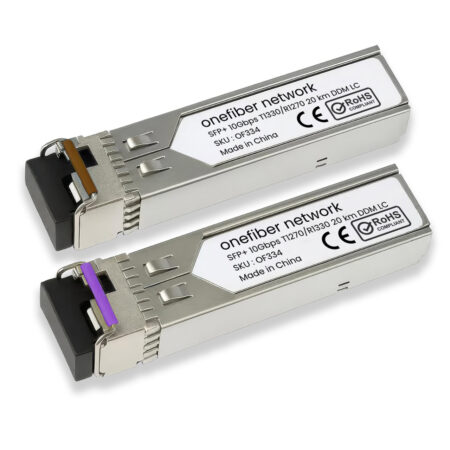 SFP+ Transceiver Module 10GBASE-BX LC BiDi 1270nm/1330nm 10Gbps 20km