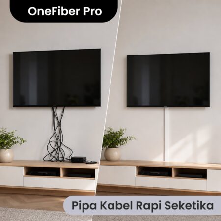 PVC Trunking Cable Raceway Set Perapih Instalasi Kabel